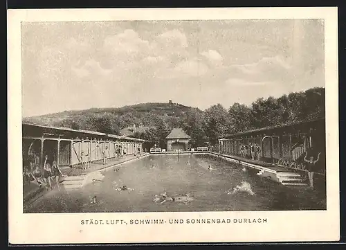 AK Durlach, Städtisches Luft-, Schwimm- und Sonnenbad