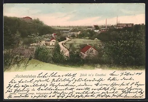 AK Aschersleben, Blick in das Einethal