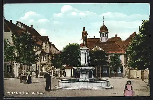 AK Northeim i. H., Marktplatz