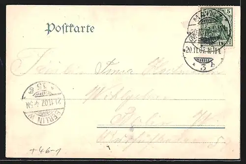 AK Mainz, Gutenbergplatz mit Strassenbahn