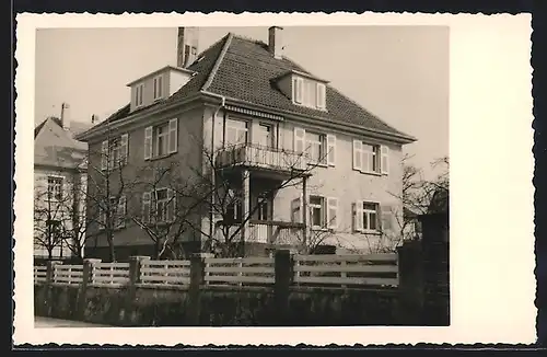 Foto-AK Durlach, Grosses Wohnhaus