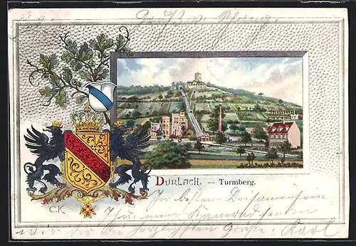 AK Durlach, Turmberg, Wappen