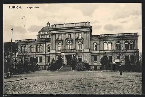 AK Zürich, vor der Augenklinik