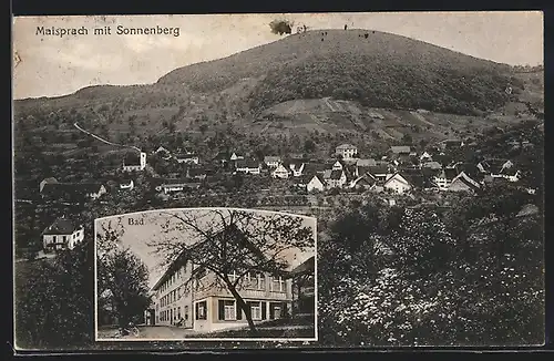AK Maisprach, Bad-Kurhaus, Totale mit Sonnenberg