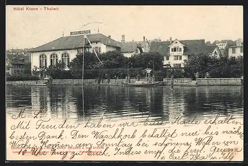 AK Thalwil, Hotel Krone am Ufer