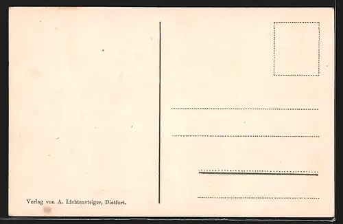 AK Littenheid / TG, Gesamtansicht der Pflegeanstalt von J. J. Uehlinger