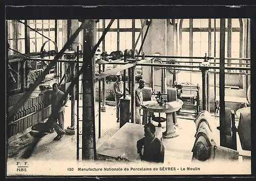 AK Sevres, Manufacture Nationale de porcelaine, Porzellan, Le Moulin