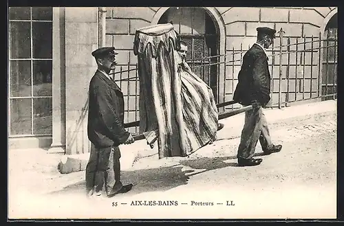 AK Aix-les-Bains, les porteurs