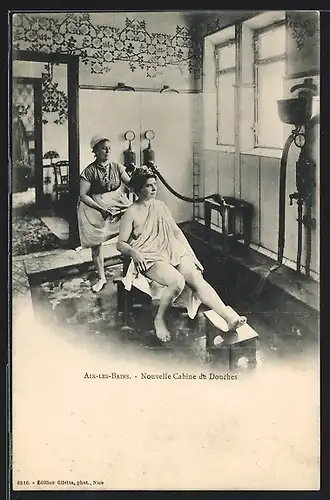 AK Aix-les-Bains, Nouvelle Cabine de Douches