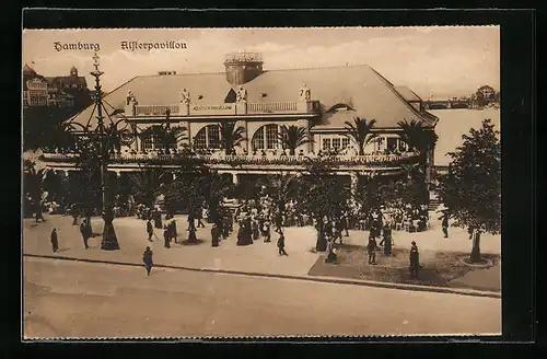 AK Hamburg-Neustadt, am Alsterpavillon