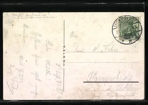 AK Hamburg-Neustadt, Blick auf den Jungfernstieg