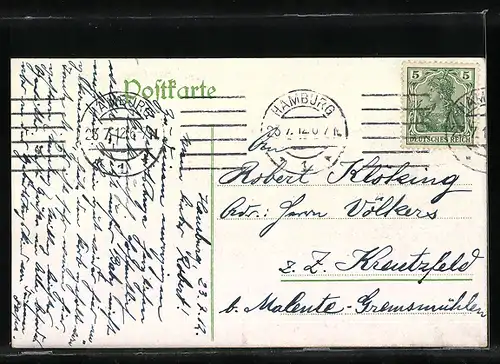 AK Hamburg-Neustadt, Alter Jungfernstieg