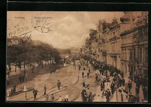 AK Hamburg-St.Pauli, Spielbudenplatz