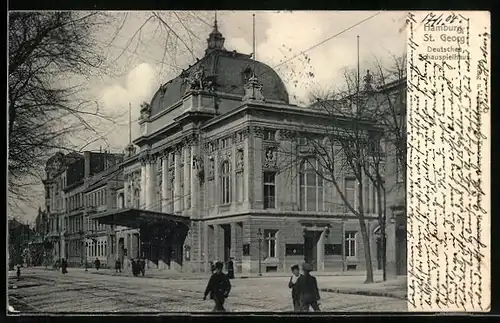 AK Hamburg-St. Georg, Deutsches Schauspielhaus