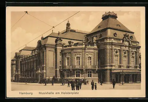 AK Hamburg-Neustadt, Musikhalle am Holstenplatz