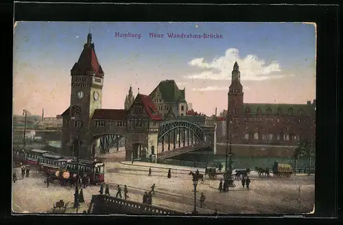 AK Hamburg, Neue Wandrahmsbrücke