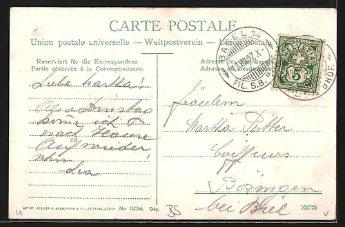 AK Basel, Neue Rheinbrücke