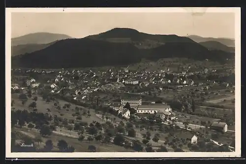 AK Sissach, Panoramablick auf die Ortschaft