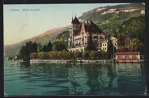 AK Vitznau, Hotel du parc am Wasser
