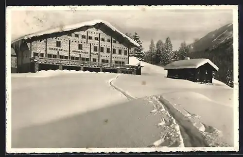 AK Davos, Oberst v. Sprecher-Haus im Winter
