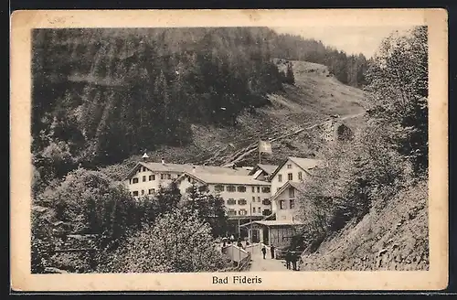 AK Bad Fideris, Teilansicht in den Bergen