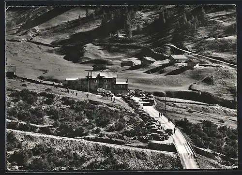 AK Malbun-Triesenberg, Fliegeraufnahme des Alpenhotels Malbun