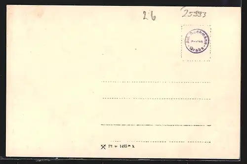 AK Gaflei, Alpenkurhaus im Bergidyll