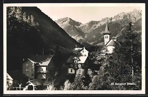 AK Bristen, Blick auf das Bergdorf