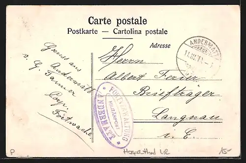 AK Hospenthal, Ortsansicht im Schnee