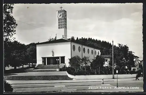 AK Zürich-Seebach, Kirche Maria Lourdes