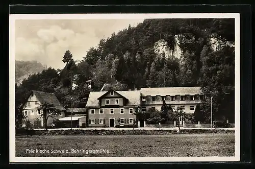 AK Behringersmühle /Fränk. Schweiz, Blick zum Gasthaus