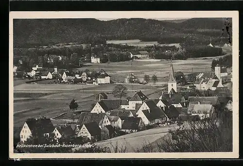 AK Neukirchen bei Sulzbach-Rosenberg /Oberpf., Totalansicht von einem Berg aus