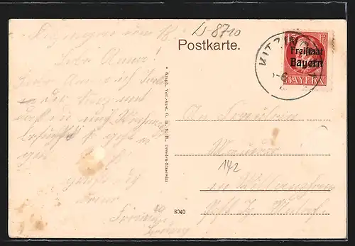 AK Kitzingen, Partie am Krankenhaus