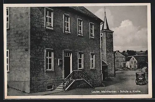 AK Lauter /Mainfranken, Schule und Kirche