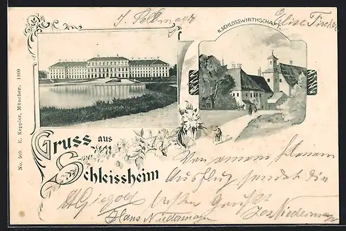 AK Schleissheim, Kgl. Schloss und Schlosswirtschaft