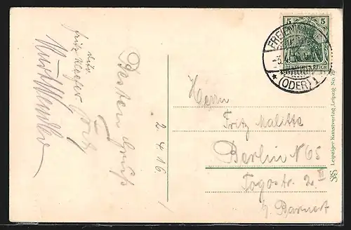 AK Bad Freienwalde a. O., Totalansicht aus der Vogelschau