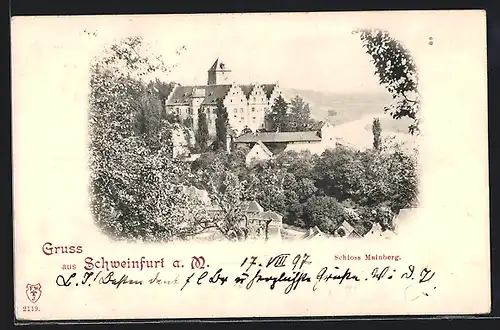 AK Schweinfurt a. M., Schloss Mainberg