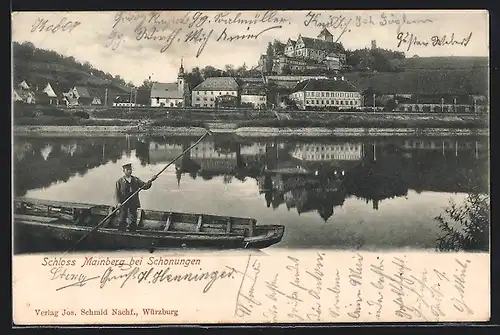 AK Mainberg, Teilansicht mit Blick zum Schloss