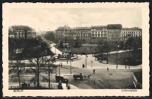 AK Berlin-Tiergarten, Lützowplatz im Winter