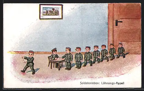 AK Löhnungs-Appell, Kindersoldaten