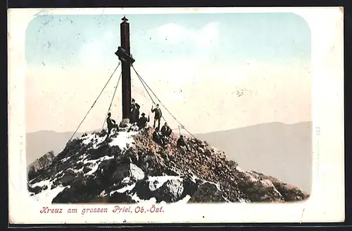 AK Gipfelkreuz am grossen Priel