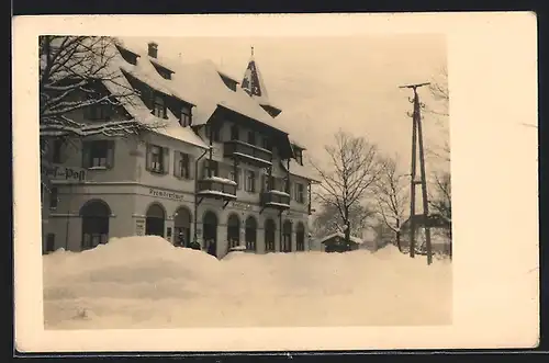 AK Ebenhausen, Gasthof Zur Post