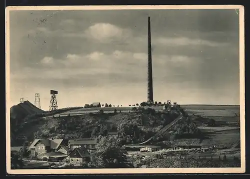 AK Freiberg, Hohe Esse, Abzugskanal der staatlichen Hüttenwerke, Kohle