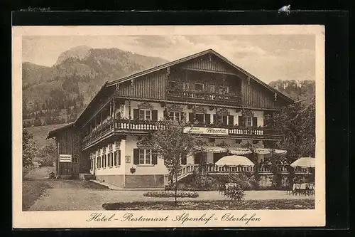 AK Osterhofen, Hotel-Restaurant Alpenhof