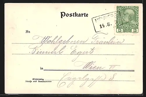 AK Neuberg, Totalansicht aus der Vogelschau