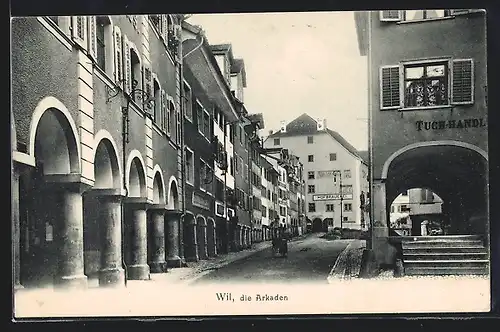 AK Wil, Arkaden, Tuchhandel