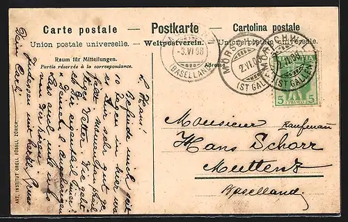 AK Mörschwil, Untere Waid, Sanatorium Auf der Waid