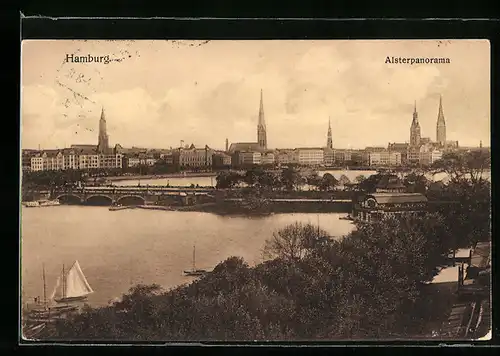 AK Hamburg, Alsterpanorama