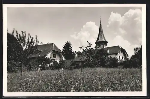 AK Aeschi, Kirche und Pfarrhaus