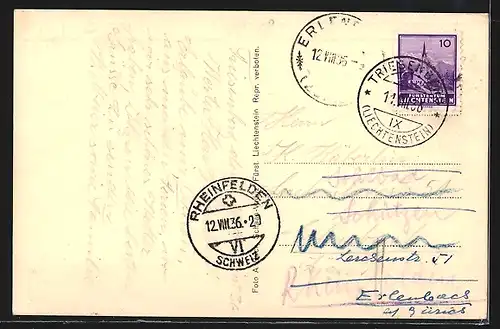 AK Frastanz, Blick zur Samina